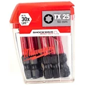 Milwaukee bitovi TX25x50mm set 10/1 4932430882