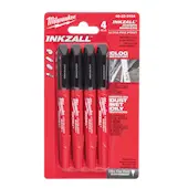Milwaukee marker crni INKZALL™ Ultra Fine Point set 4/1 48223154