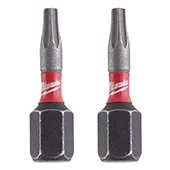 Milwaukee udarni bitsevi T10 x 25mm 1/4