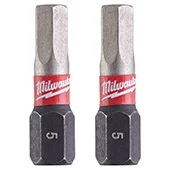 Milwaukee udarni bitsevi HEX 5 x 25mm 1/4