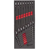 Milwaukee set viljuškasto-okastih ključeva MAX BITE™ 8-22mm 15/1 u penastom modulu 4932479827