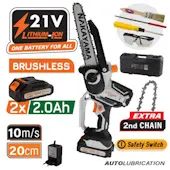 Nakayama aku mini testera 21V (20 cm/2x2Ah baterije) EC1200