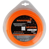 Nakayama Pro uvijena četvrtasta najlonska nit za trimer SQUARE TWIS 2.4mm/15m NC1021