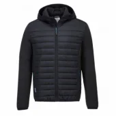 Portwest jakna KX3 Hybrid Baffle melirano siva PW T832GMR