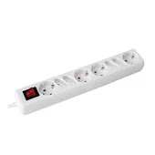 Commel produžni kabl sa sklopkom dužine 1.4m sa 4 x euro, 4 x šuko utičnice H05VV-F 3G1 C0843