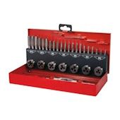 Ruko garnitura ručnih ureznica i nareznica HSS u čeličnom kućištu M3-M12 31/1 245010