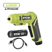 Ryobi kompaktni bežični okretni odvijač USB Lithium™ 4V (2.0Ah) RSDP4-120G