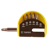 Topex komplet nastavaka sa držačem bitova 39D350