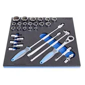 Unior nasadni ključevi 1/2 u SOS ulošku za alat 964/19S12SOS 621186