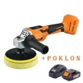 Villager Fuse akumulatorska brushless brusilica za poliranje VLN 4020 072744 + POKLON Fuse set baterija 1.5Ah + punjač 2.4A 067112