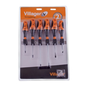Villager set odvijača 6 kom blister 008309