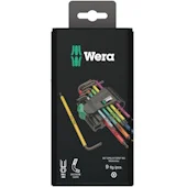 Wera 1x 967/9 TX BO Multicolour set imbus ključeva za zaštićene TORX® vijke/BlackLaser 9/1 05073599001