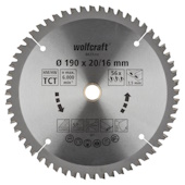 Wolfcraft kružna testera za ručne cirkulare HM ø190x20-16x2.5mm 6623000