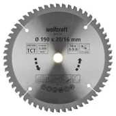 Wolfcraft kružna testera za ručne cirkulare HM ø190x20-16x2.5mm 6623000