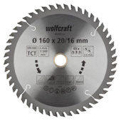 Wolfcraft kružna testera za ručne cirkulare HM ø160x20-16x2.6mm 6630000