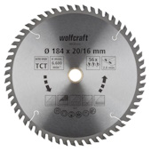 Wolfcraft kružna testera za ručne cirkulare HM ø184x20-16x2.6mm 6632000