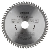 Wolfcraft kružna testera za ručne cirkulare HM ø190x30x2.6mm 6634000
