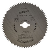 Wolfcraft kružna testera za ručne cirkulare CV ø130x16x2mm 6256000