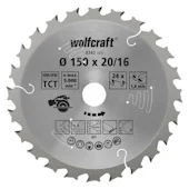 Wolfcraft kružna testera za ručne cirkulare HM ø150x20-16x1.8mm 6342000