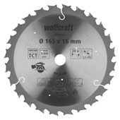 Wolfcraft kružna testera za ručne cirkulare HM ø165x16x1.8mm 6343000