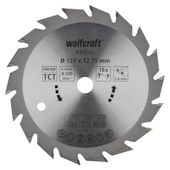 Wolfcraft kružna testera za ručne cirkulare HM ø127x12.75x2.4mm 6355000