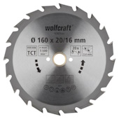 Wolfcraft kružna testera za ručne cirkulare HM ø160x16x2.4mm 6367000