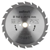 Wolfcraft kružna testera za ručne cirkulare HM ø160x16x2.4mm 6367000