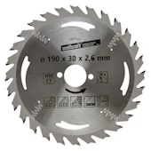Wolfcraft kružna testera za ručne cirkulare HM ø190x30x2.6mm 6477000
