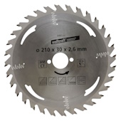 Wolfcraft kružna testera za ručne cirkulare HM ø210x30x2.6mm 6481000