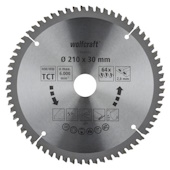Wolfcraft kružna testera za ručne cirkulare HM ø210x30x2.8mm 6540000