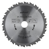 Wolfcraft kružna testera za ručne cirkulare HM ø210x30x3.2mm 6550000