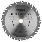 Wolfcraft kružna testera za ručne cirkulare HM ø160x20x2.4mm 6733000