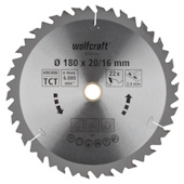 Wolfcraft kružna testera za ručne cirkulare HM ø180x20-16x2.4mm 6734000