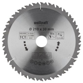 Wolfcraft kružna testera za ručne cirkulare HM ø210x30x2.4mm 6737000