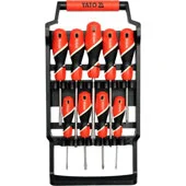 Yato garnitura R+K odvijača 9 delova YT-25968