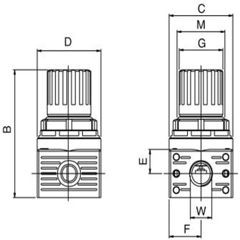 Aignep regulator pritiska 1/4-1