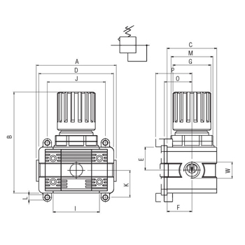 Aignep regulator pritiska 1/2