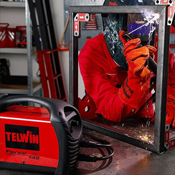 Telwin inverter aparat za zavarivanje MMA Force 145 230V ACX + maska za zavarivanje Tiger 815862-7
