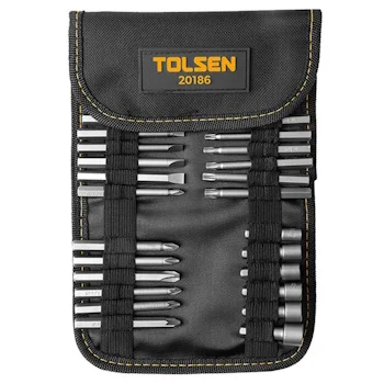 Tolsen set bitova i nasadnih ključeva 26/1 20186-2