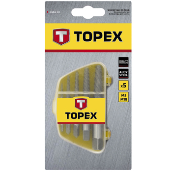 Topex izvijač polomljenih vijaka premium 14A110-1