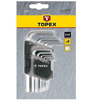Topex komplet imbus ključeva od 1,5-10 mm 35D955 Topex komplet imbus ključeva od 1,5-10 mm 35D955
