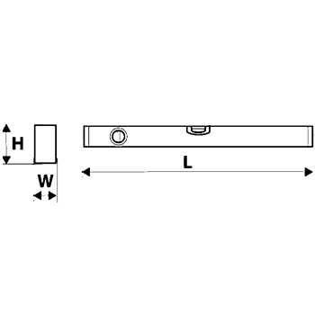 Topex libela 80cm 3 otvora 29C303-1