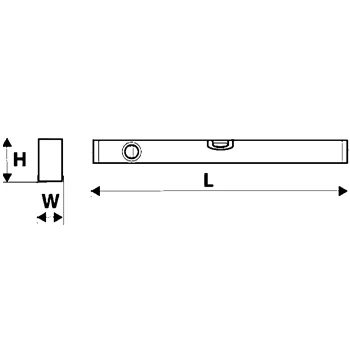 Topex libela 60cm 5 otvora 29C882-1