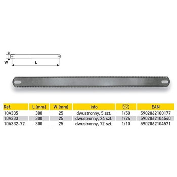 Topex list testere metal/ metal 10A332-1