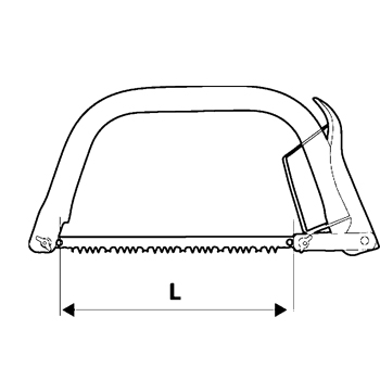 Topex lučna testera 610mm 10A906-1