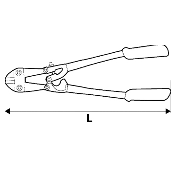 Topex makaze za gvožđe 900mm 01A135-1