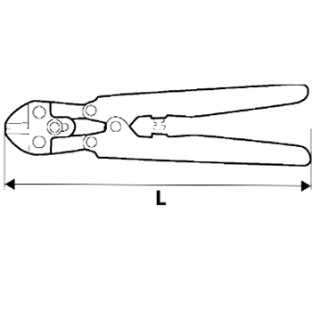 Topex makaze za žicu 210mm mini 01A117-2