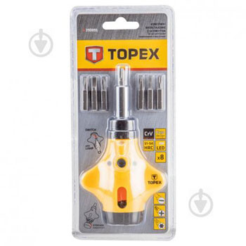 Topex set biceva sa držačem 8/1 39D891 Topex set biceva sa držačem 8/1 39D891