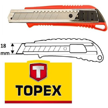 Topex skalpel metalni 18mm prem TT 17B528 Topex skalpel metalni 18mm prem TT 17B528