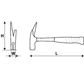 Topex stolarski čekić 600g 02A160-1